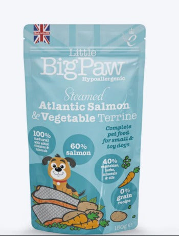 Big Paw Steamed Atlantic Salmon & Vegetable Dog gravy food 150 gms