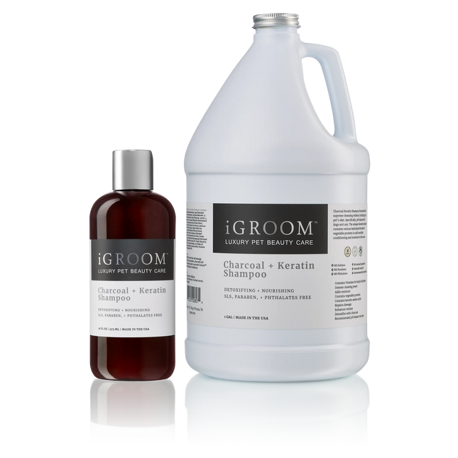 Igroom Charcoal + Keratin Shampoo
