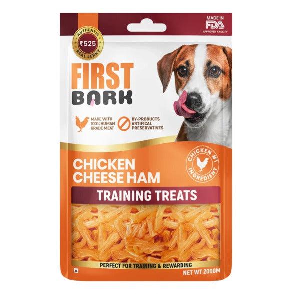 First bark Fb chicken cheese ham 70gm