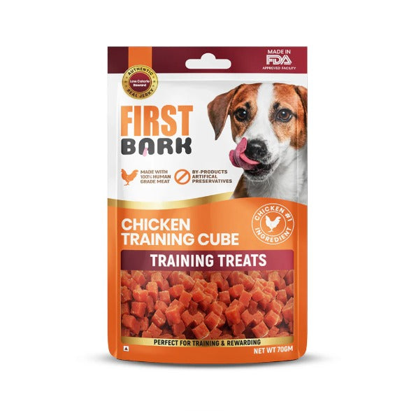 First bark fb chiken training cubes  70gm