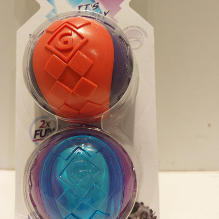 Gigwi GiGwi Ball Assorted 2pk-M