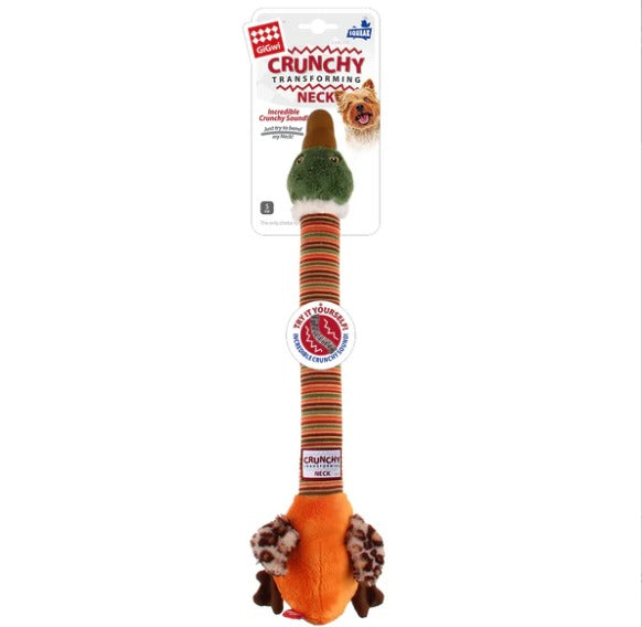 Gigwi GiGwi Crunchy Neck Duck S