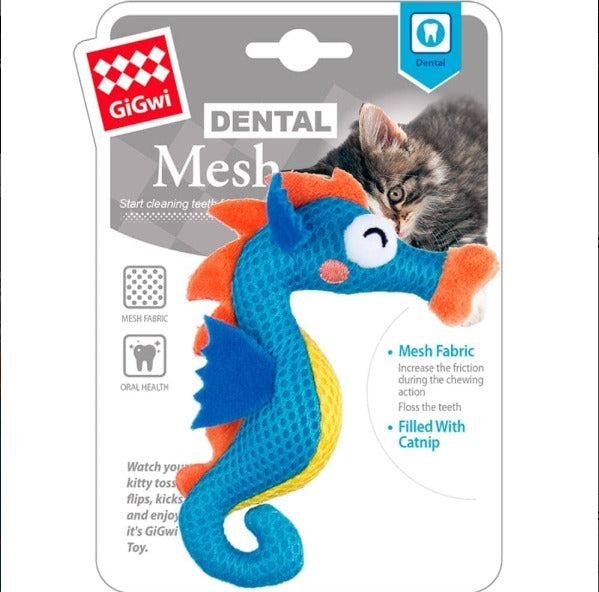 Gigwi GiGwi Dental Mesh Seahorse-Blue