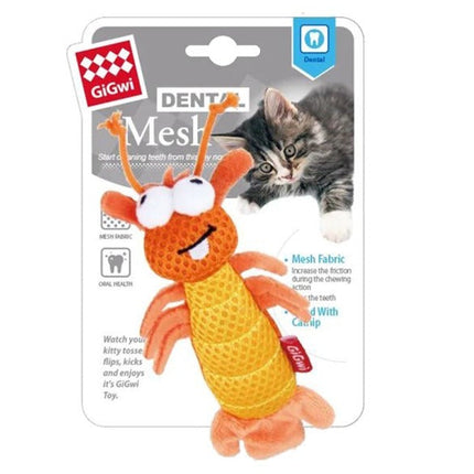Gigwi GiGwi Dental Mesh Shrimp-Orange
