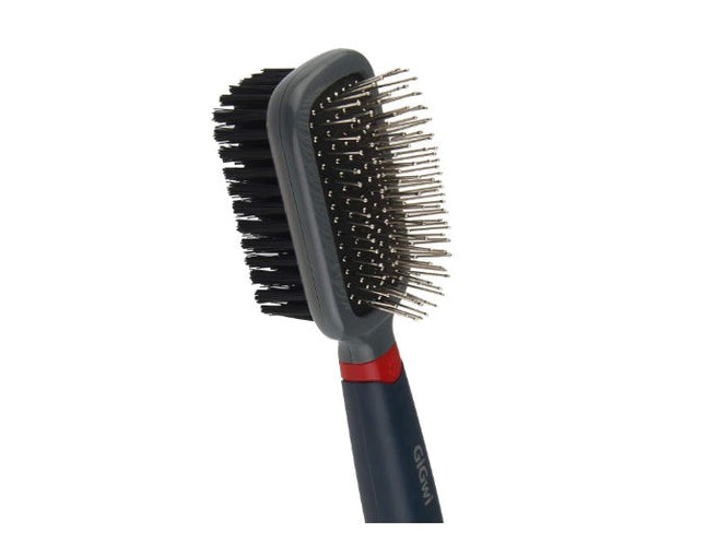 Gigwi GiGwi Double Sided Brush - Bristles & Pins
