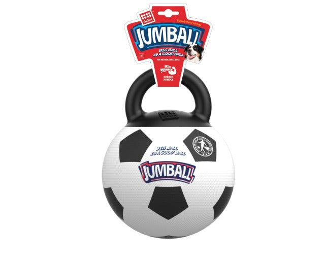 Gigwi GiGwi JUMBALL Soccer Ball White M/L