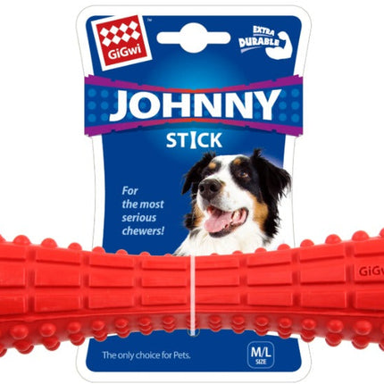 Gigwi GiGwi Johnny Stick Extra Durable Red-M/L