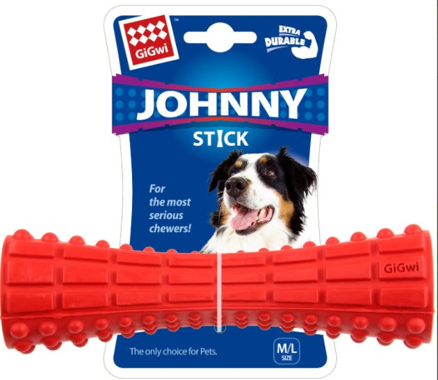 Gigwi GiGwi Johnny Stick Extra Durable Red-M/L