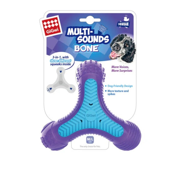 Gigwi GiGwi Multi-Sounds Bone - M/L