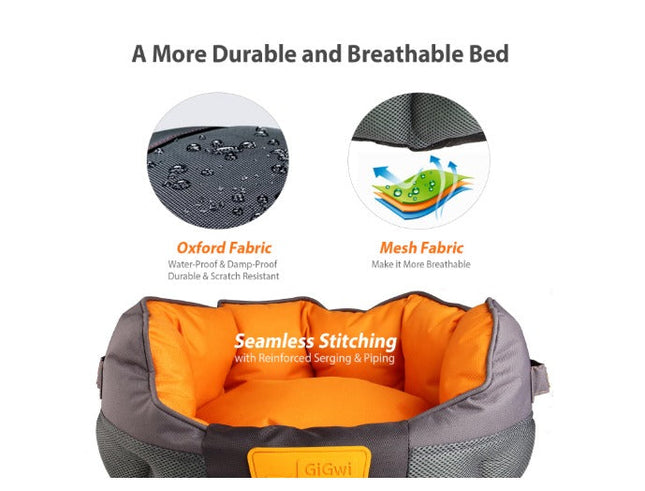 Gigwi GiGwi Place Soft Bed Orange-M