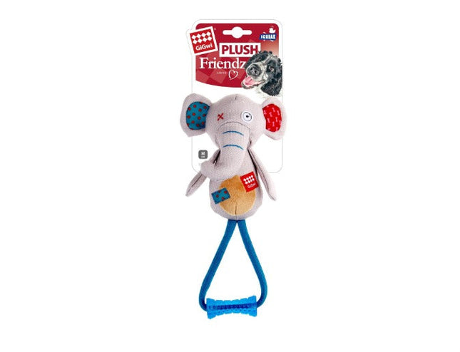 Gigwi GiGwi Plush Friendz Johnny Stick Tug Elephant -M/L