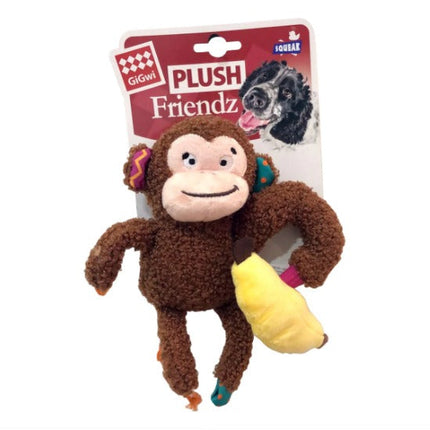 Gigwi GiGwi Plush Friendz Monkey with Banana-M