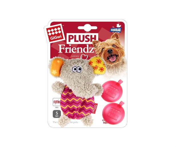 Gigwi GiGwi Plush Friendz Refillable Elephant-S