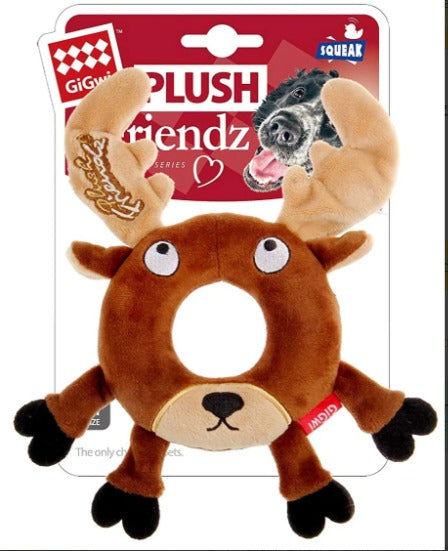 Gigwi GiGwi Plush Friendz Ring Bear-M