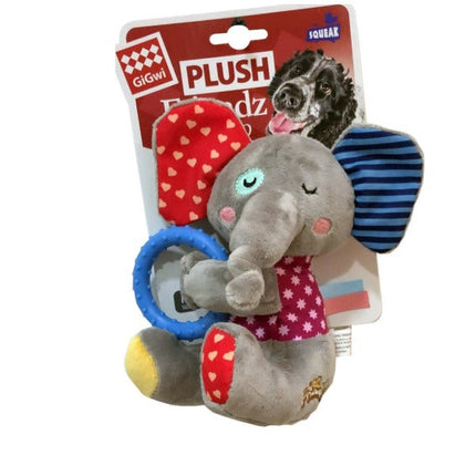 Gigwi GiGwi Plush Friendz Ring Elephant-M