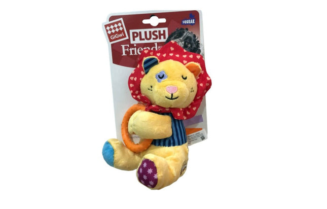 Gigwi GiGwi Plush Friendz Ring Lion-M