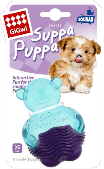 Gigwi GiGwi Suppa Puppa Bear Blue-S