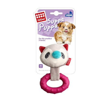 Gigwi GiGwi Suppa Puppa Ring Raccoon-XS