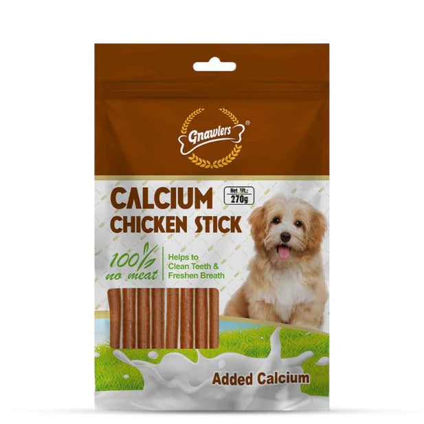 Gnawlers Calcium sticks chicken flavour 270gm