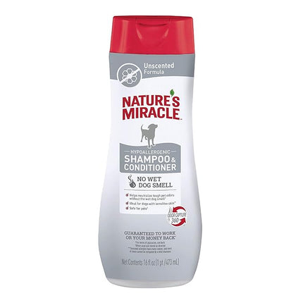 Nature Miracle Hypoallergenic shampoo and conditioner 473ml