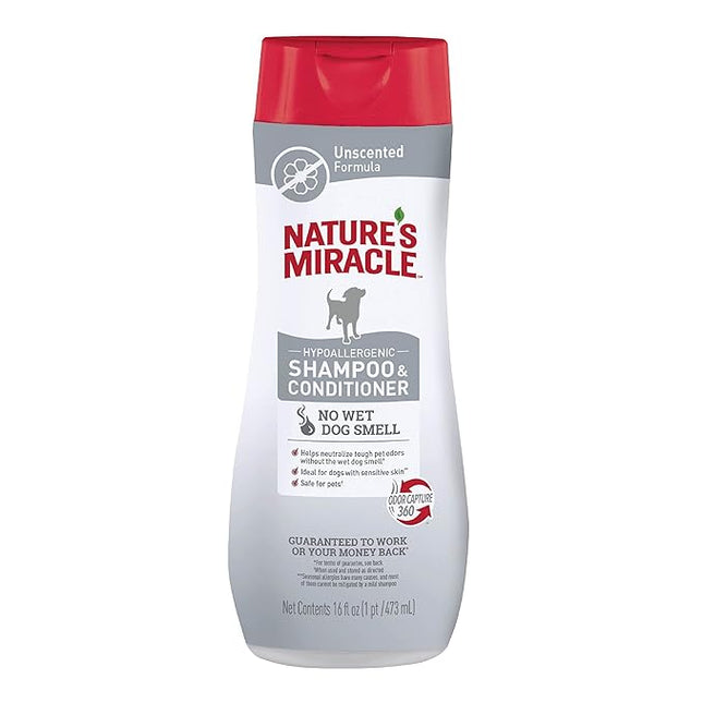 Nature Miracle Hypoallergenic shampoo and conditioner 473ml