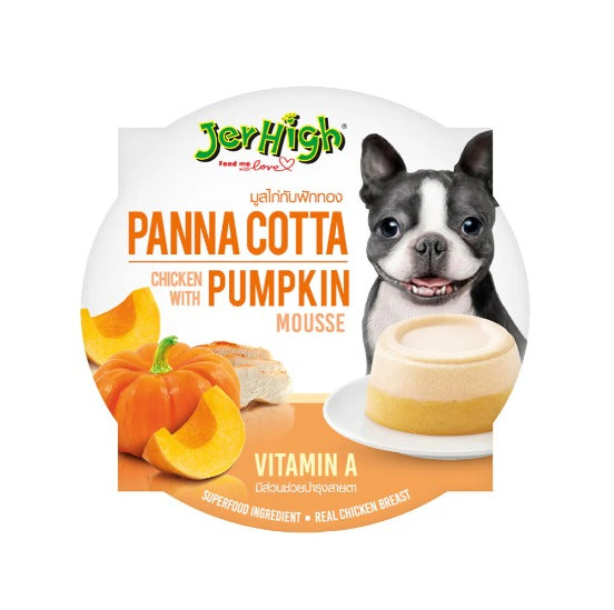 Jerhigh Panna cotta chiken pumpkin 70gm