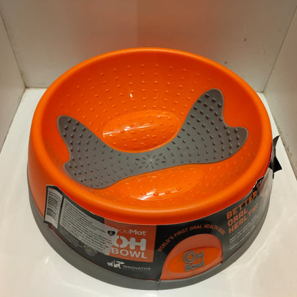 Lickimat OH bowl orange L  Bowl