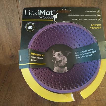 Lickimat Wooble- purple Bowl