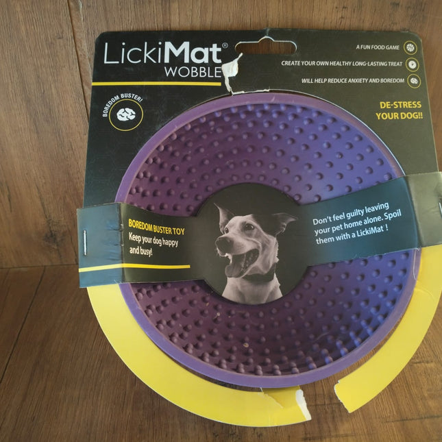 Lickimat Wooble- purple Bowl