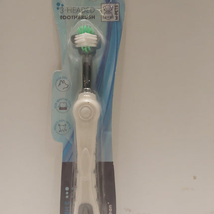 M-Pets 3 headed toothrush