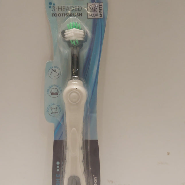 M-Pets 3 headed toothrush
