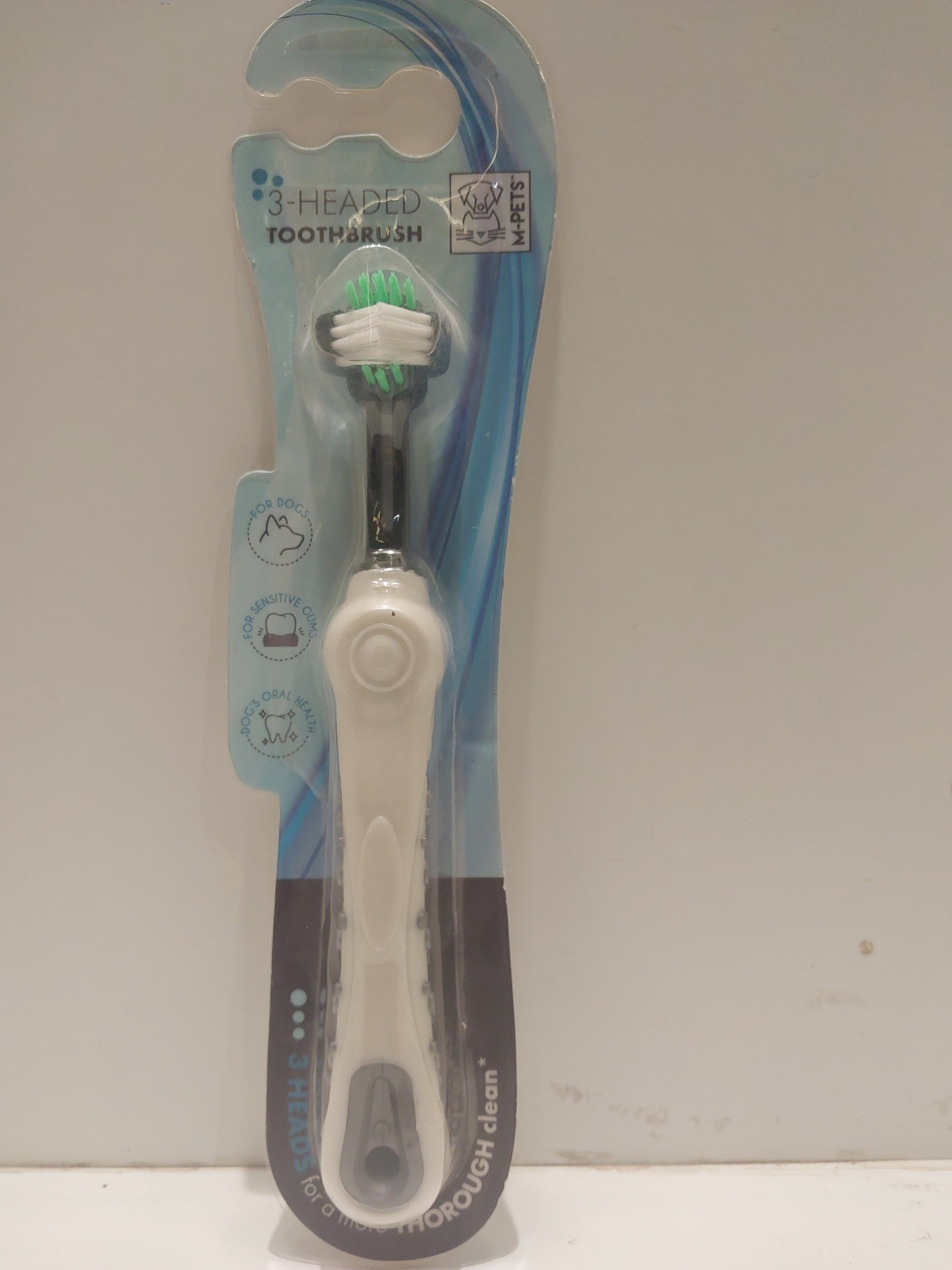 M-Pets 3 headed toothrush