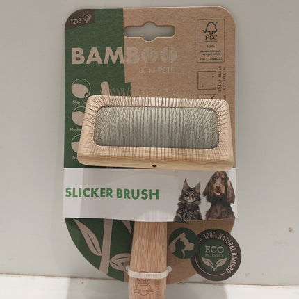 M-Pets Bamboo Slicker Brush M