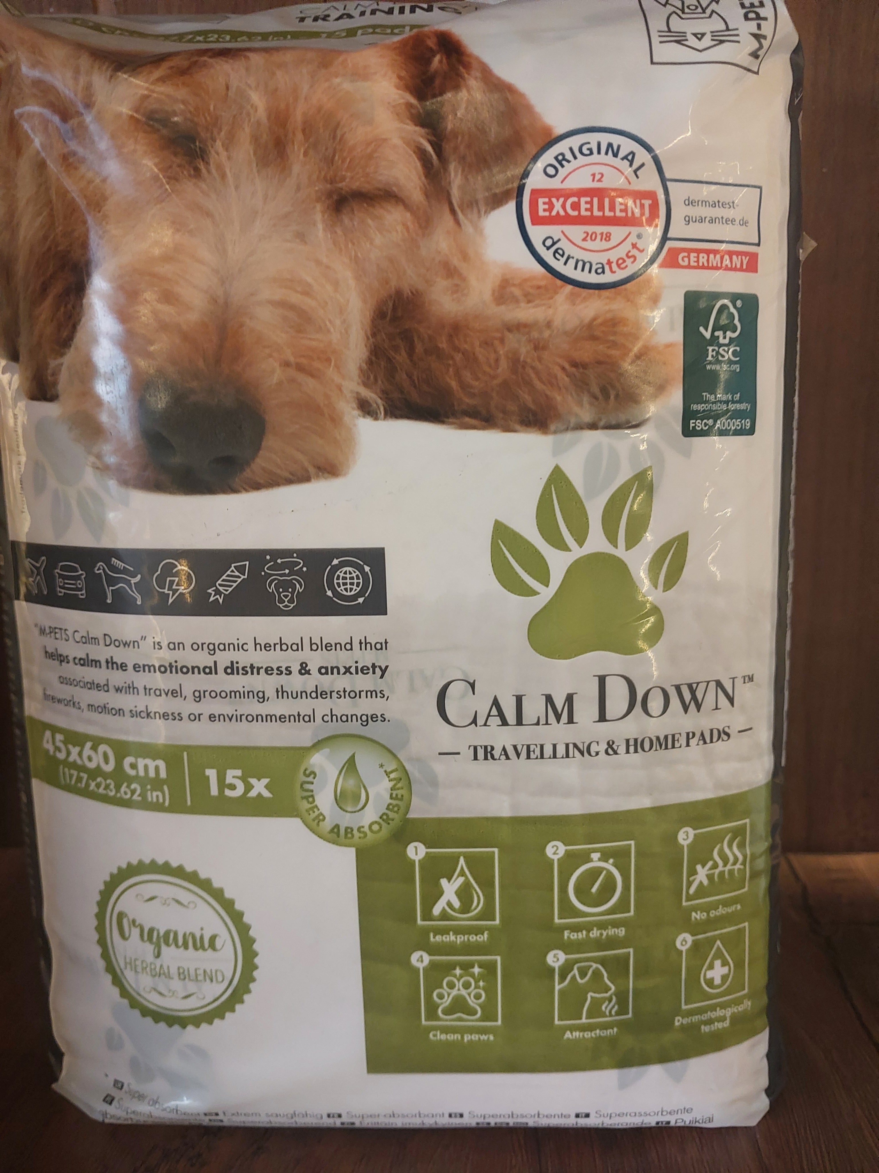 M-Pets Calm Down Travelling and Home Pads 45*60- 15pcs