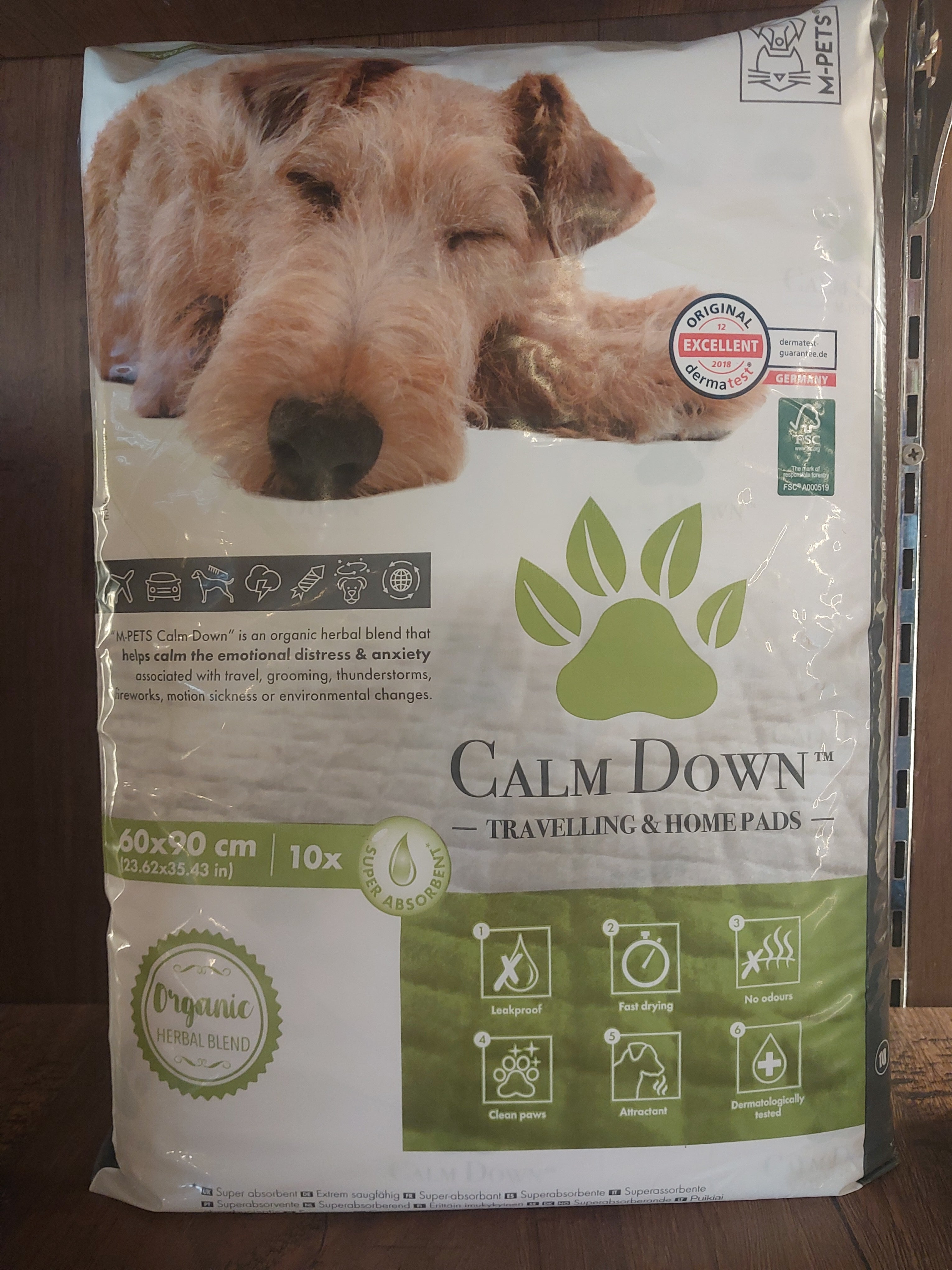 M-Pets Calm Down Travelling and Home Pads 90*60-10pcs