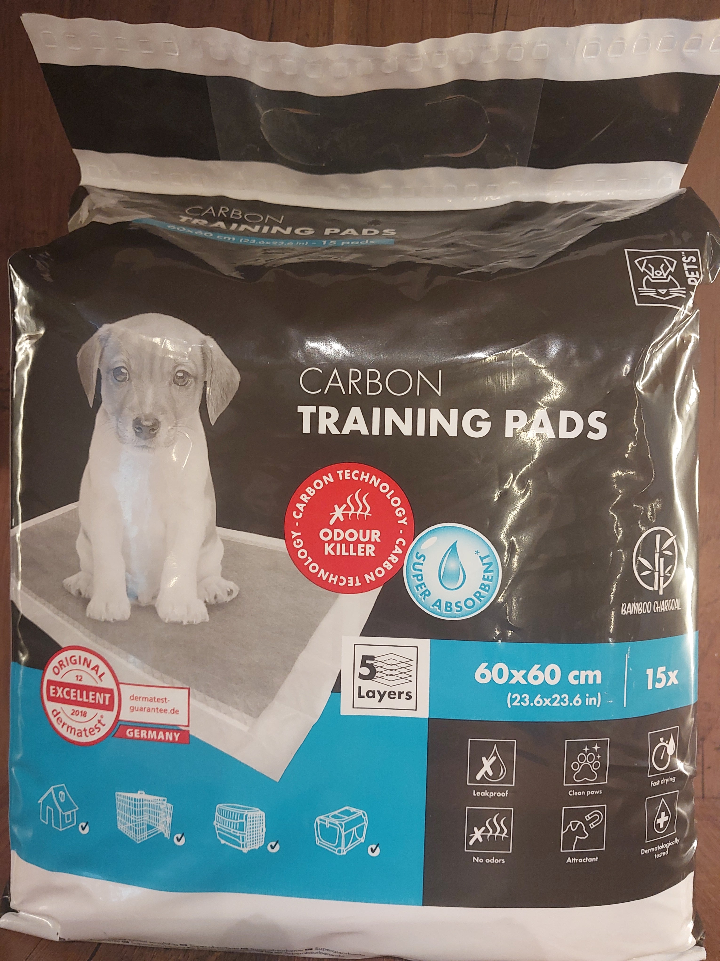 M-Pets Carbon Traning Pads 60*60-15pcs