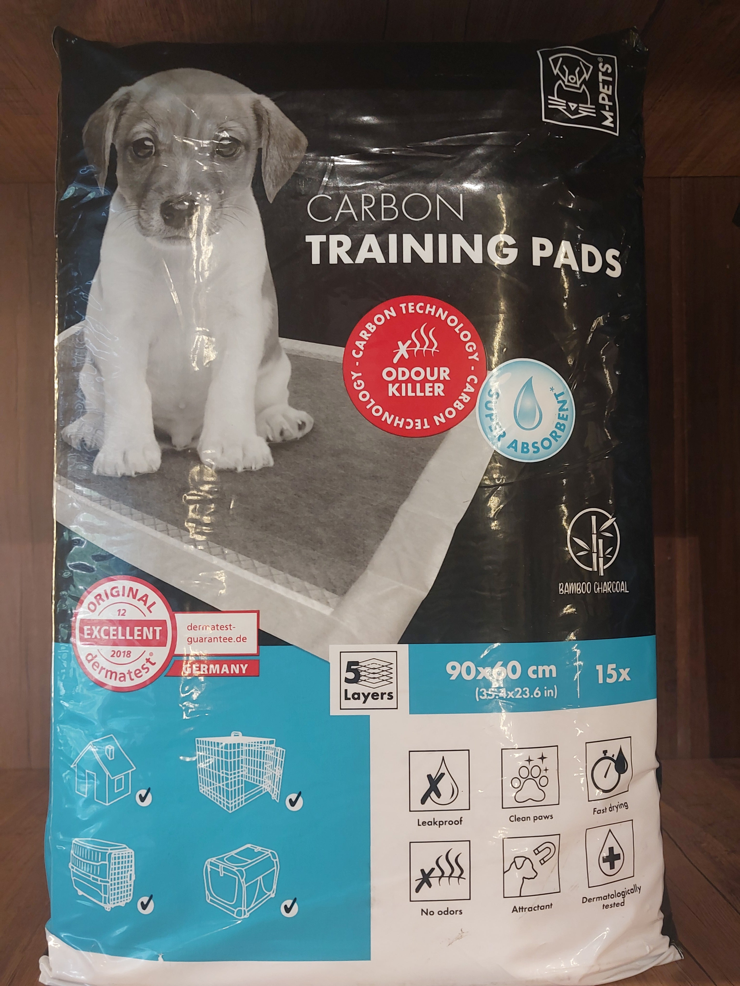 M-Pets Carbon Traning Pads 90*60-15pcs