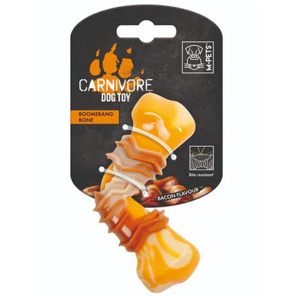 M-Pets Carnivore boomerang bone bacon scented  S
