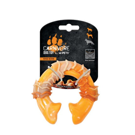 M-Pets Carnivore ring bone bacon scented L