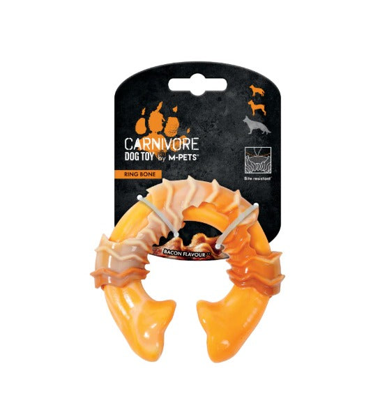 M-Pets Carnivore ring bone bacon scented L