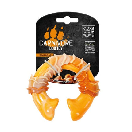 M-Pets Carnivore ring bone bacon scented S