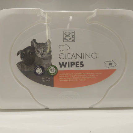 M-Pets Cleaning wipes for body and paws 80wipes