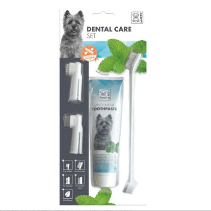 M-Pets Dental Care Set Mint Flavor