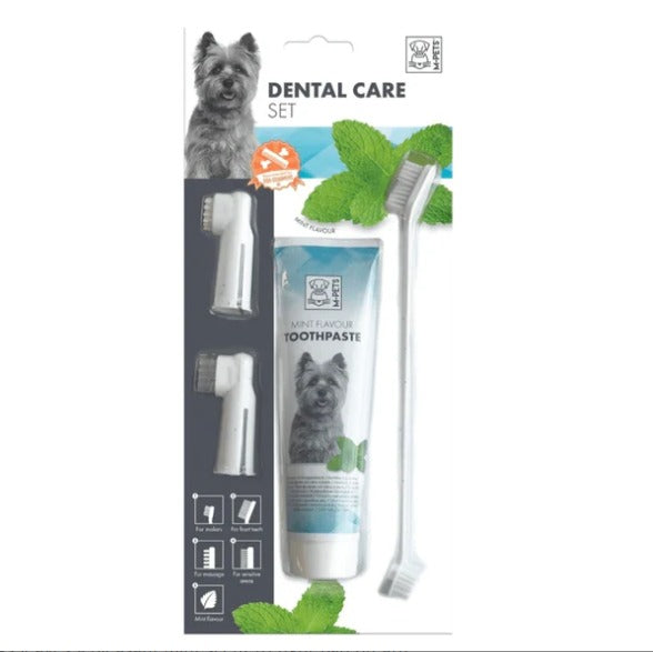 M-Pets Dental Care Set Mint Flavor