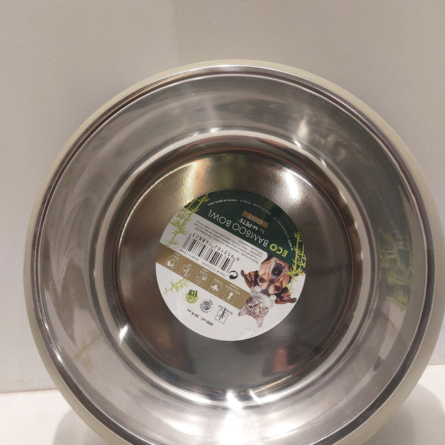 M-Pets Eco bamboo bowl Olive  600ml