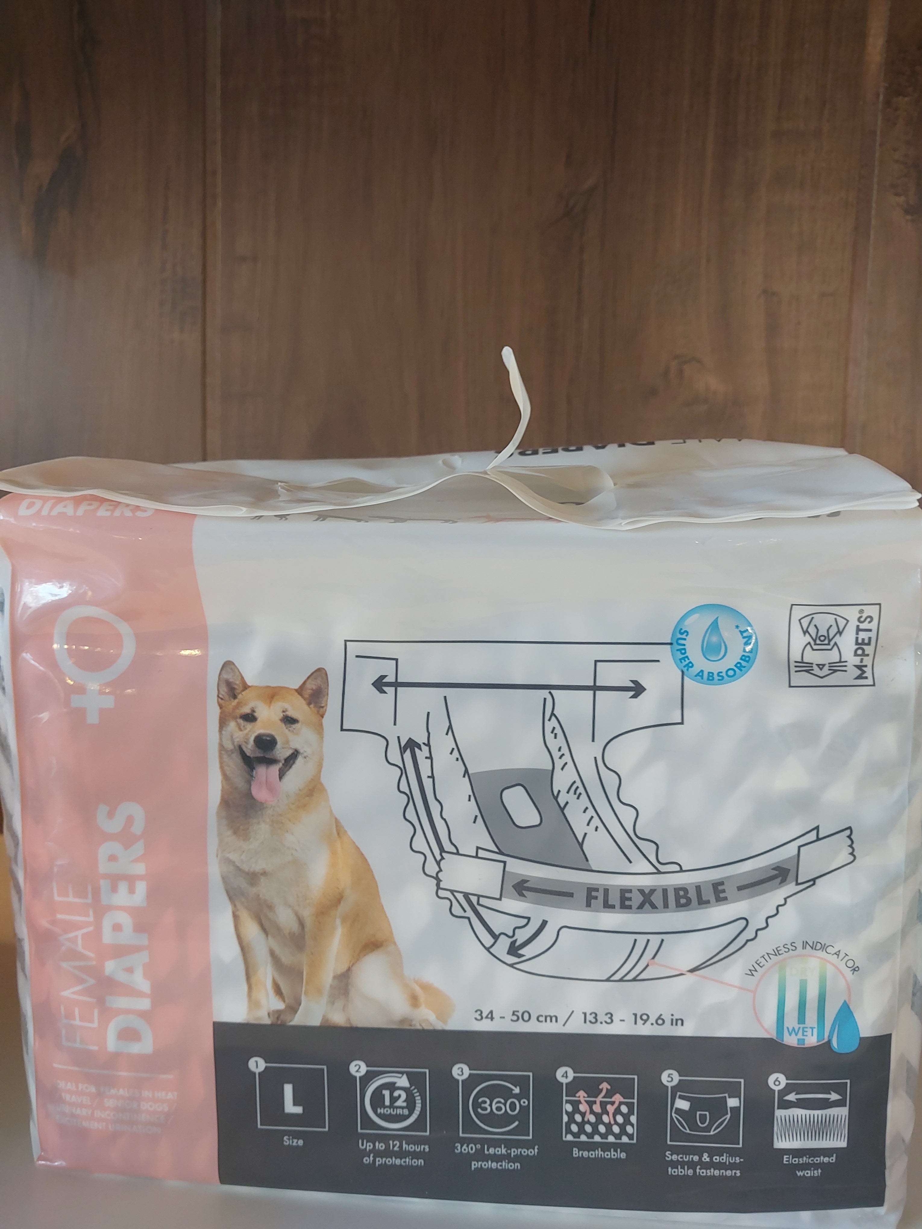 M-Pets Female Diaper L 10pcs