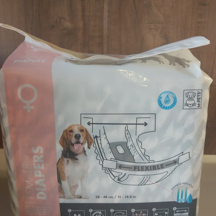 M-Pets Female Diaper M 10pcs