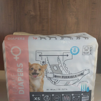 M-Pets Female Diaper XS 10pcs