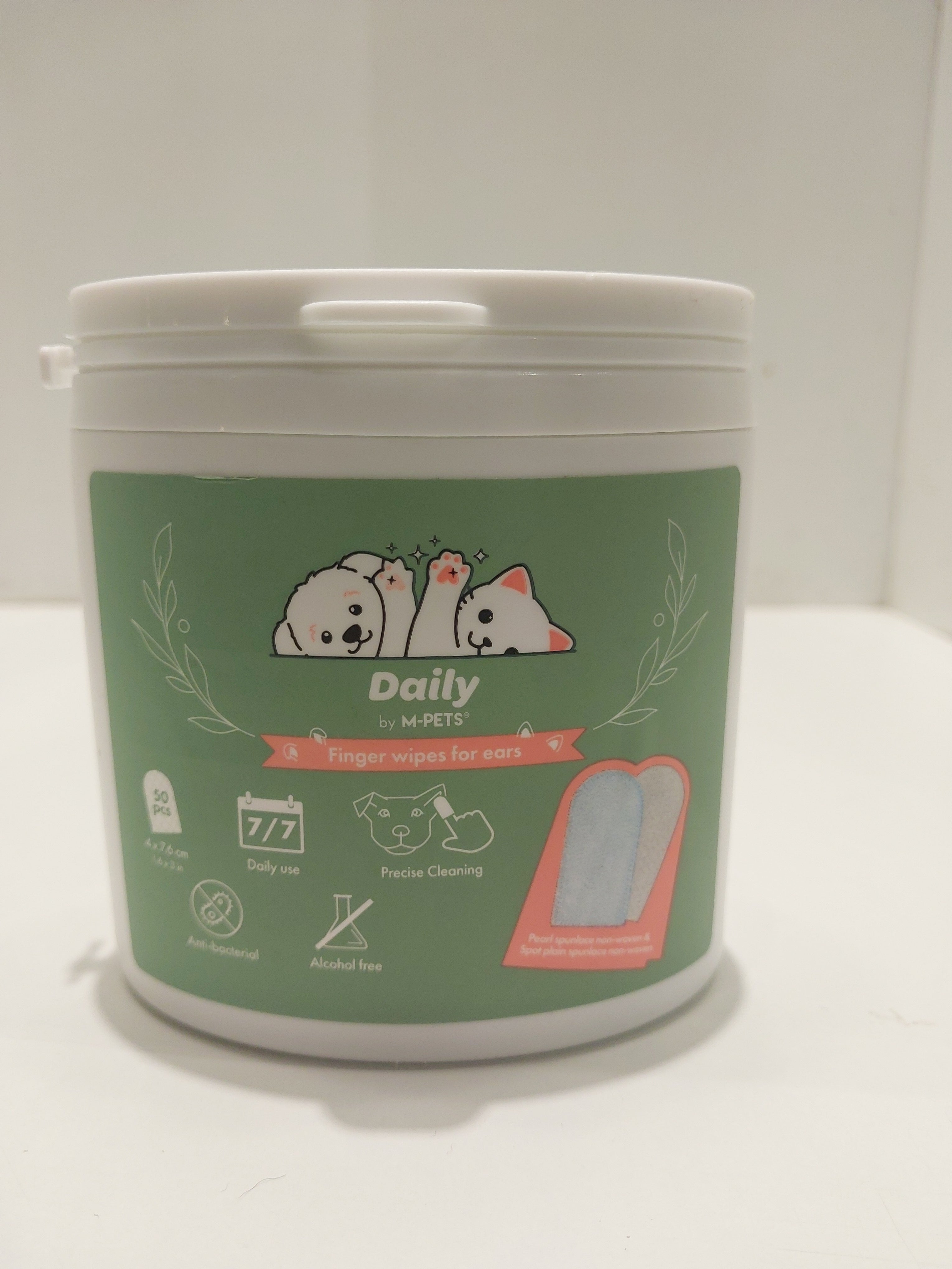 M-Pets Finger wipes for ear 50 wipes