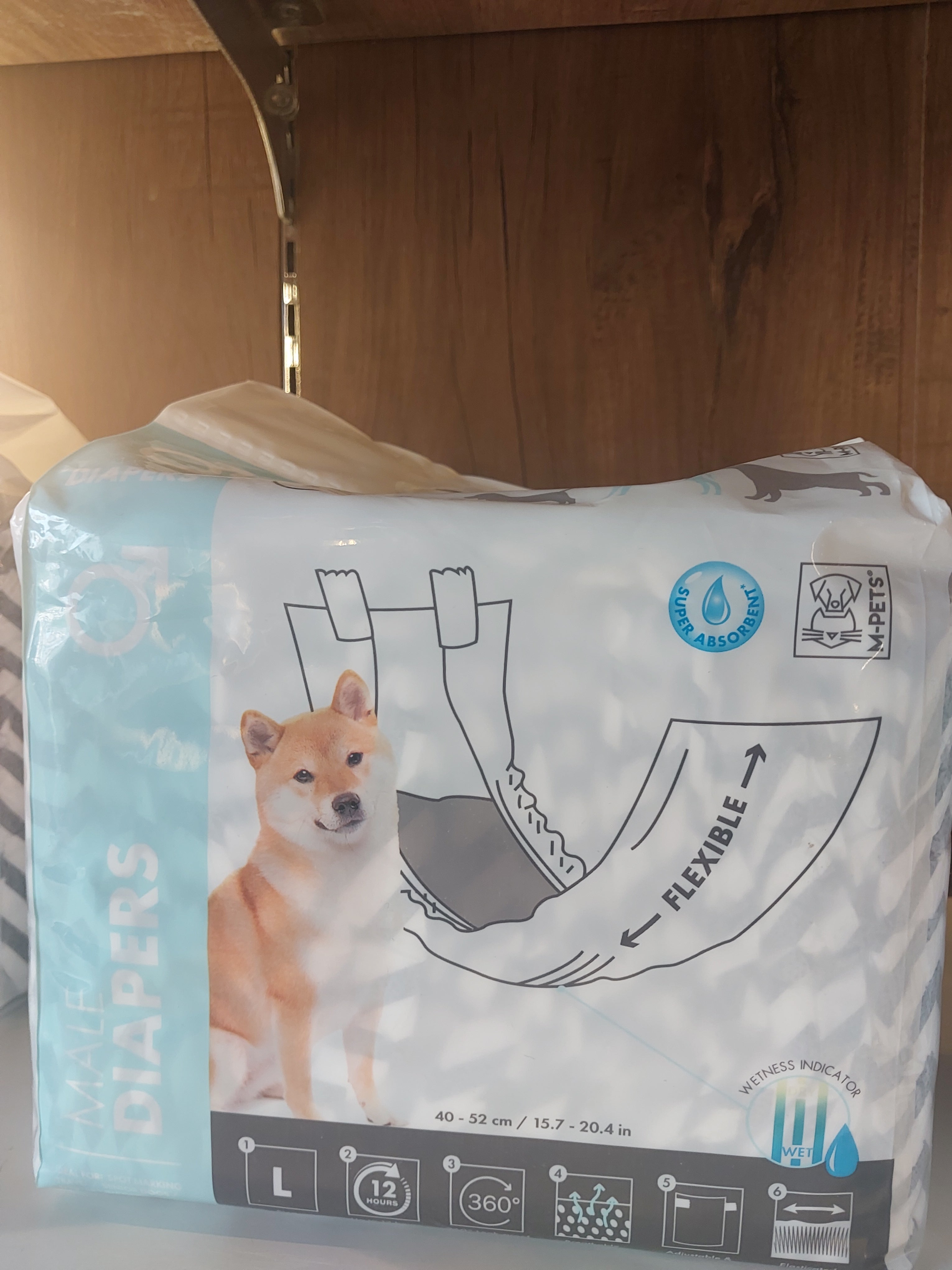 M-Pets Male Diaper L 12pcs